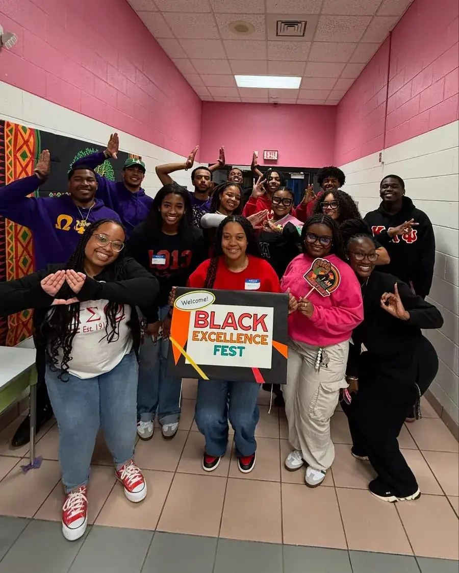 NPHC members at Black Excellence Fest
